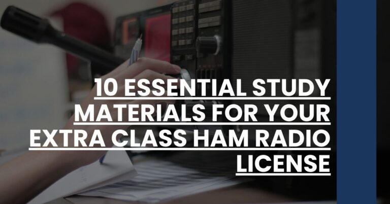 10 Essential Study Materials for Your Extra Class Ham Radio License Feature Image