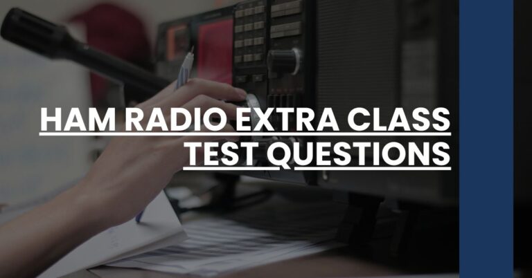 ham radio extra class test questions Feature Image