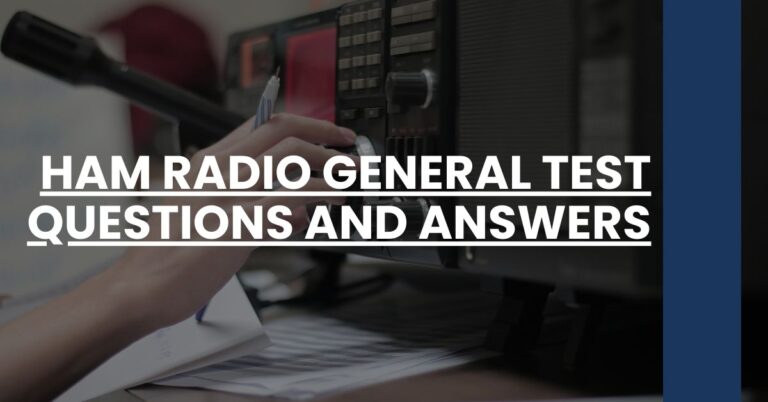 ham radio general test questions and answers Feature Image